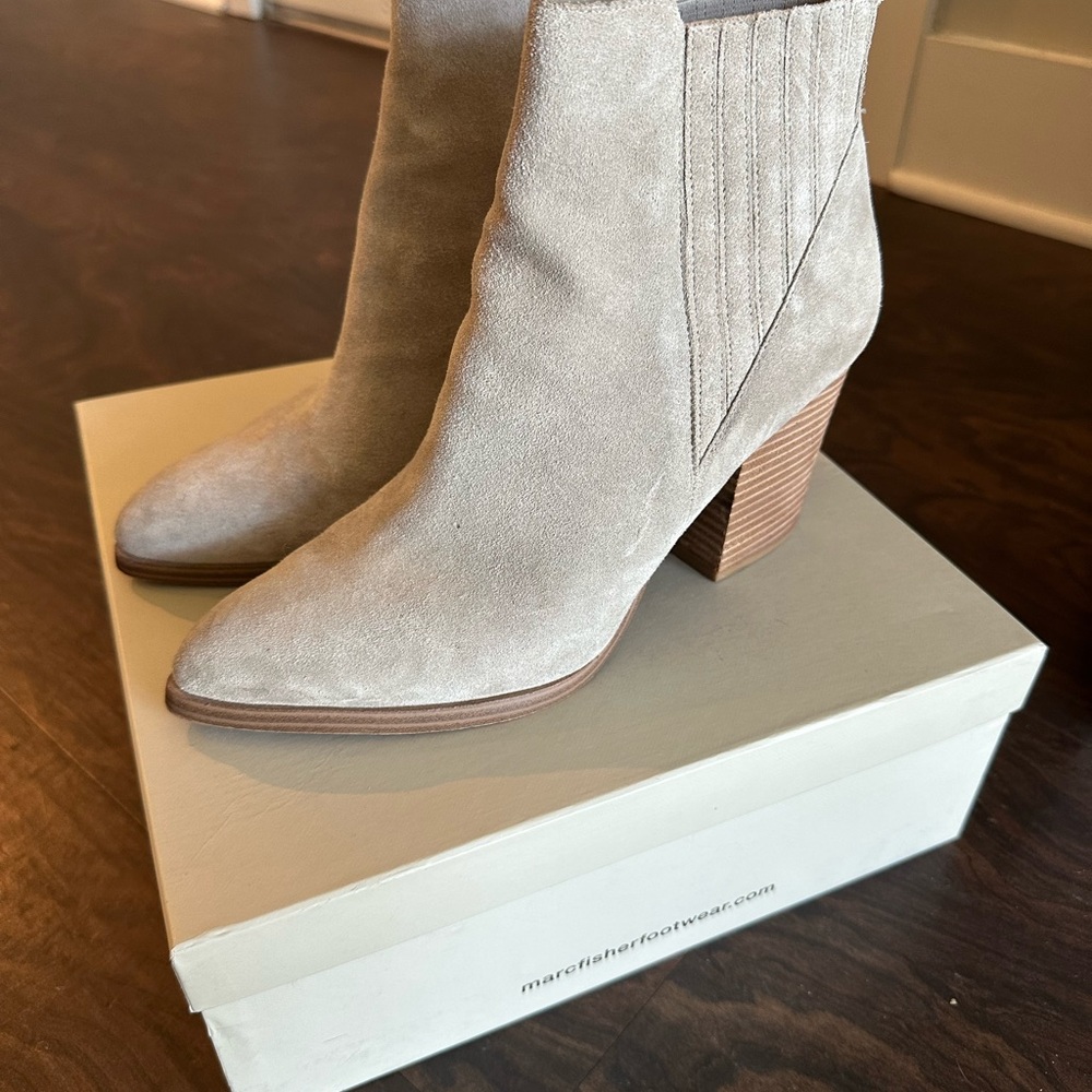 Marc Fisher Women's Suede Ankle Boots - Size 9